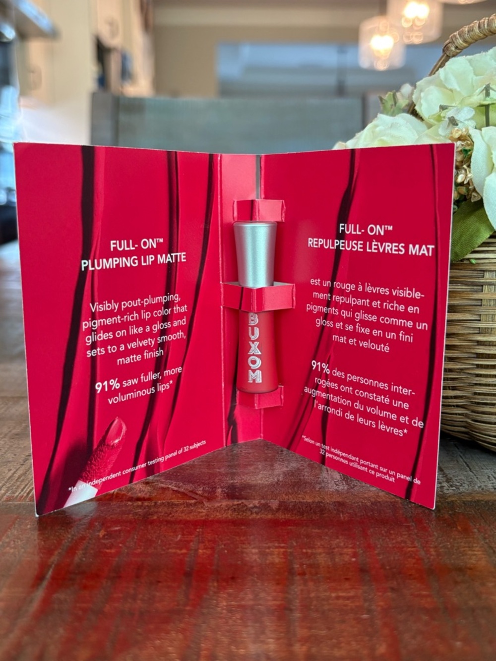 NEW Buxom FULL-ON Plumping LIP POLISH in DOLLY & LIP MATTE in DROP SOME $ Minis! - Picture 7 of 8